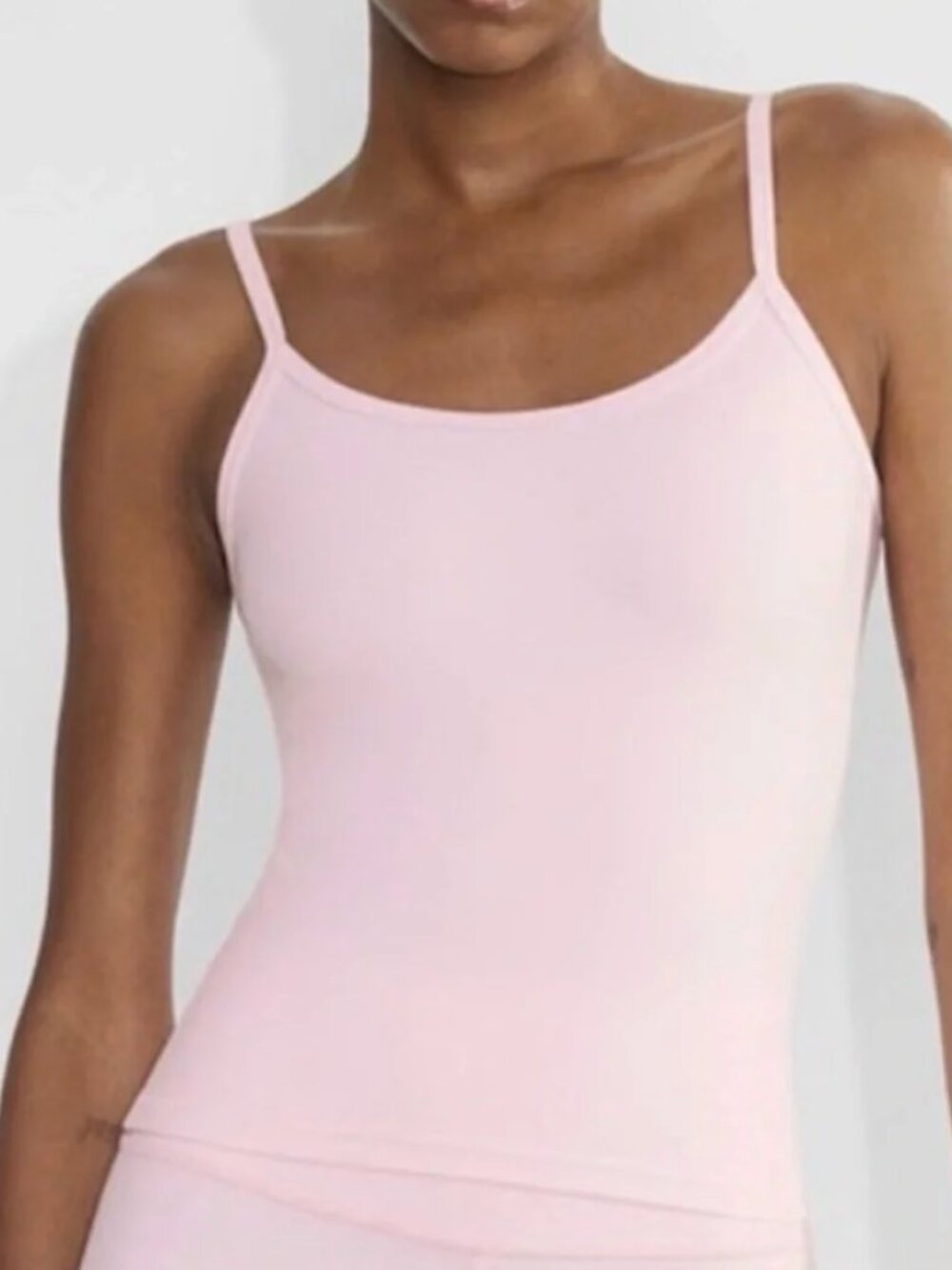 ARITZIA golden light pink tank top w/adj straps/XL